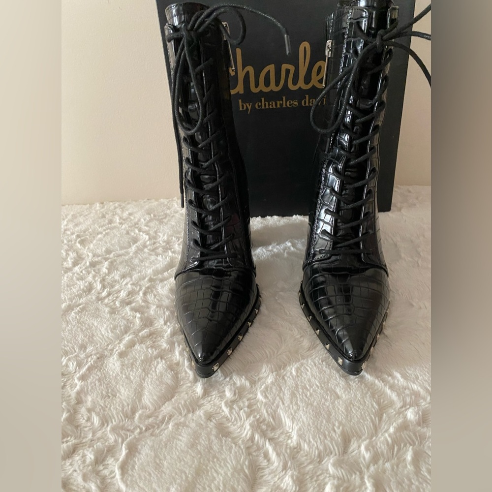 💕Auth💕Charles David Duffy Boots | Color: Black | Size: 8 |